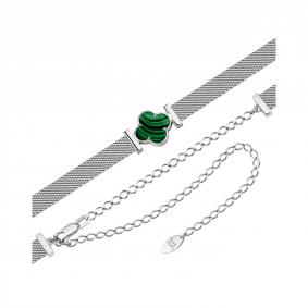 Серебряное колье TALANT 33-72-00Щ0-15133 с малахитом 33-72-00Щ0-15133 фото