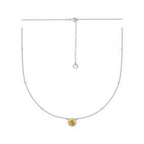 Серебряное колье TALANT 33-7М-0005-17443 с фианитом 33-7М-0005-17443 фото
