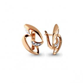 Золотые серьги AQUAMARINE 33097 33097 фото