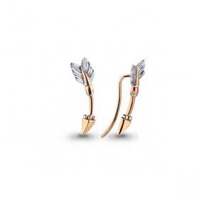 Золотые серьги AQUAMARINE 33109 33109 фото