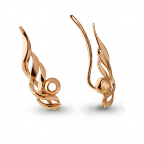 Золотые серьги AQUAMARINE 33111 33111 фото