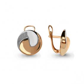 Золотые серьги AQUAMARINE 33141 33141 фото