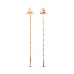 Золотые серьги AQUAMARINE 33142 33142 фото