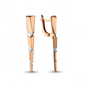 Золотые серьги AQUAMARINE 33210 33210 фото