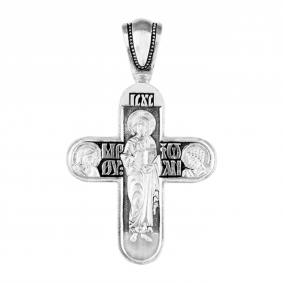 Подвеска-крест из черненого серебра ЮЗ Елизавета 3325 3325 фото