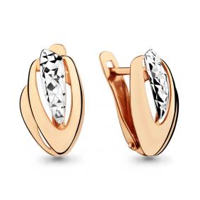 Золотые серьги AQUAMARINE 33398 33398 фото