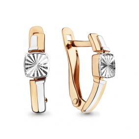 Золотые серьги AQUAMARINE 33427 33427 фото