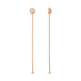 Золотые серьги AQUAMARINE 33528 33528 фото