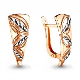 Золотые серьги AQUAMARINE 33551 33551 фото