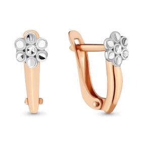 Золотые серьги AQUAMARINE 33574 33574 фото