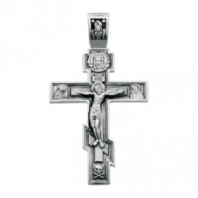 Подвеска-крест из черненого серебра ЮЗ Елизавета 3362 3362 фото