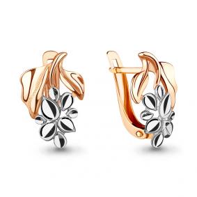 Золотые серьги AQUAMARINE 33632 33632 фото