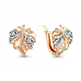 Золотые серьги AQUAMARINE 33634 33634 фото