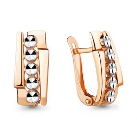 Золотые серьги AQUAMARINE 33647 33647 фото