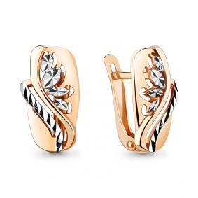 Золотые серьги AQUAMARINE 33677 33677 фото