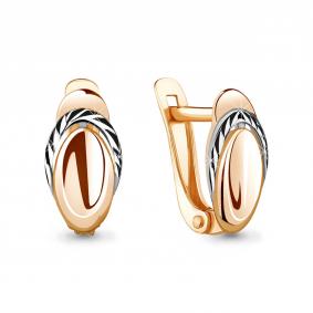 Золотые серьги AQUAMARINE 33730 33730 фото