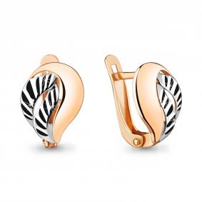 Золотые серьги AQUAMARINE 33731 33731 фото