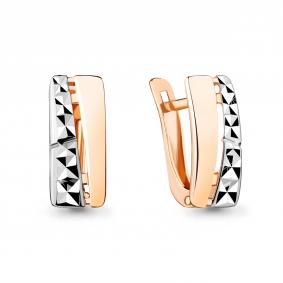 Золотые серьги AQUAMARINE 33735 33735 фото