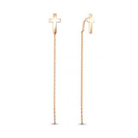 Золотые серьги AQUAMARINE 33783 33783 фото