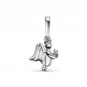 Подвеска из белого золота АЛЬКОР 33916-200 с бриллиантом 33916-200 фото