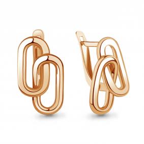 Золотые серьги AQUAMARINE 34416 34416 фото