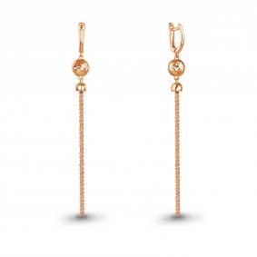 Золотые серьги AQUAMARINE 34823 34823 фото