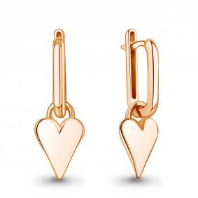 Золотые серьги-трансформеры AQUAMARINE 34825 34825 фото