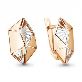 Золотые серьги AQUAMARINE 34947 34947 фото