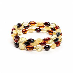 Браслет на металлической струне Иконы ручной работы из янтаря 3502210454 3502210454 фото