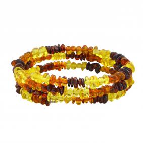 Браслет на металлической струне ИП Шавкунов ИН из янтаря 35124062 35124062 фото