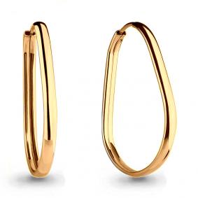 Золотые серьги AQUAMARINE 36021 36021 фото