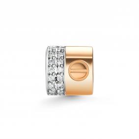 Золотая подвеска-шарм АЛЬКОР с бриллиантом 36165-100 36165-100 фото