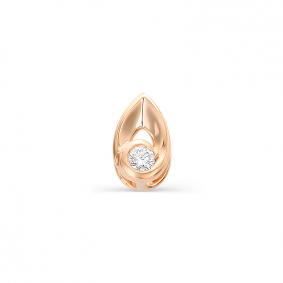 Золотая подвеска АЛЬКОР 3641-100 с бриллиантом 3641-100 фото