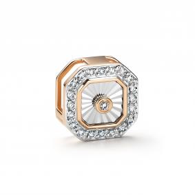 Золотая подвеска АЛЬКОР 36532-100 с бриллиантом 36532-100 фото