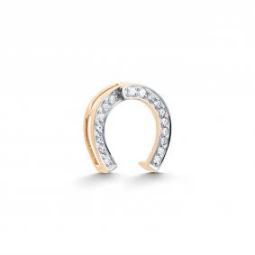 Золотая подвеска Символ года АЛЬКОР с бриллиантом 36739-100 36739-100 фото