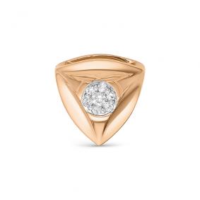 Золотая подвеска АЛЬКОР 3733-100 с бриллиантом 3733-100 фото
