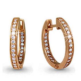 Золотые серьги AQUAMARINE 40922А 40922А фото