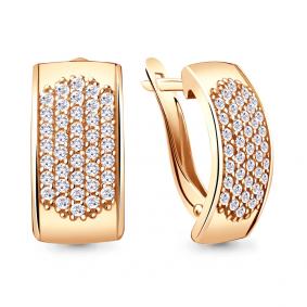 Золотые серьги AQUAMARINE 40980А 40980А фото