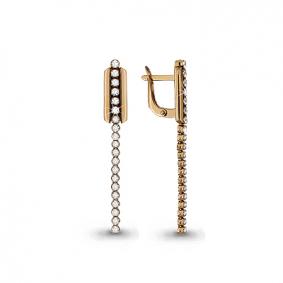 Золотые серьги AQUAMARINE 42630 42630 фото