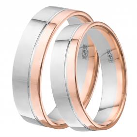 Обручальное кольцо из комбинированного золота 6 мм Primossa 430-000-331 430-000-331 фото