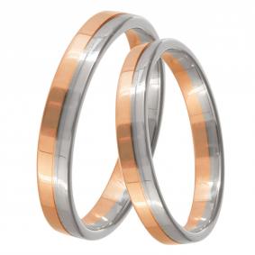 Обручальное кольцо 3,5 мм из комбинированного золота Primossa 430-000-332 430-000-332 фото