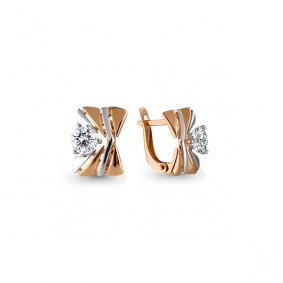 Золотые серьги AQUAMARINE 43921 43921 фото