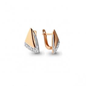 Золотые серьги AQUAMARINE 45427 45427 фото