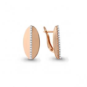 Золотые серьги AQUAMARINE 45715А 45715А фото