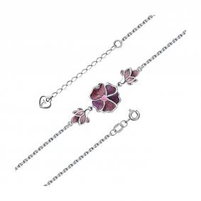 Серебряный браслет TALANT 47-79-000R-17125 с фианитом и эмалью 47-79-000R-17125 фото