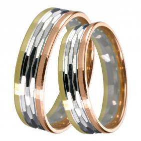 Обручальное кольцо 5,5 мм из комбинированного золота Primossa 490-000-905 490-000-905 фото