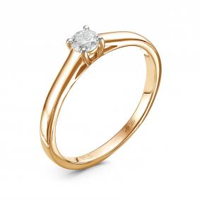 Золотое кольцо RoseGrace 5-1187-103-1К с бриллиантом 5-1187-103-1К фото