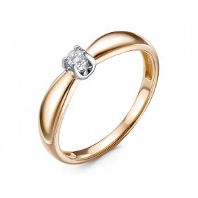Золотое кольцо RoseGrace 5-5881-103-1К с бриллиантом 5-5881-103-1К фото