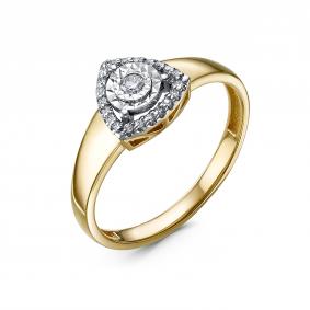 Кольцо из лимонного золота RoseGrace 5-5905-103И2-1Ж с бриллиантом 5-5905-103И2-1Ж фото