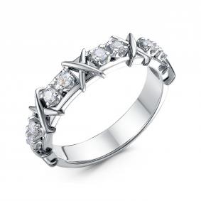 Кольцо из белого золота RoseGrace 5-6085-103-1Б с бриллиантом 5-6085-103-1Б фото